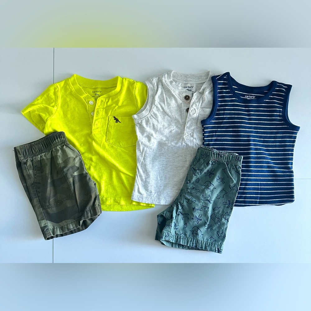 18M Boy Shirt & Short Sets